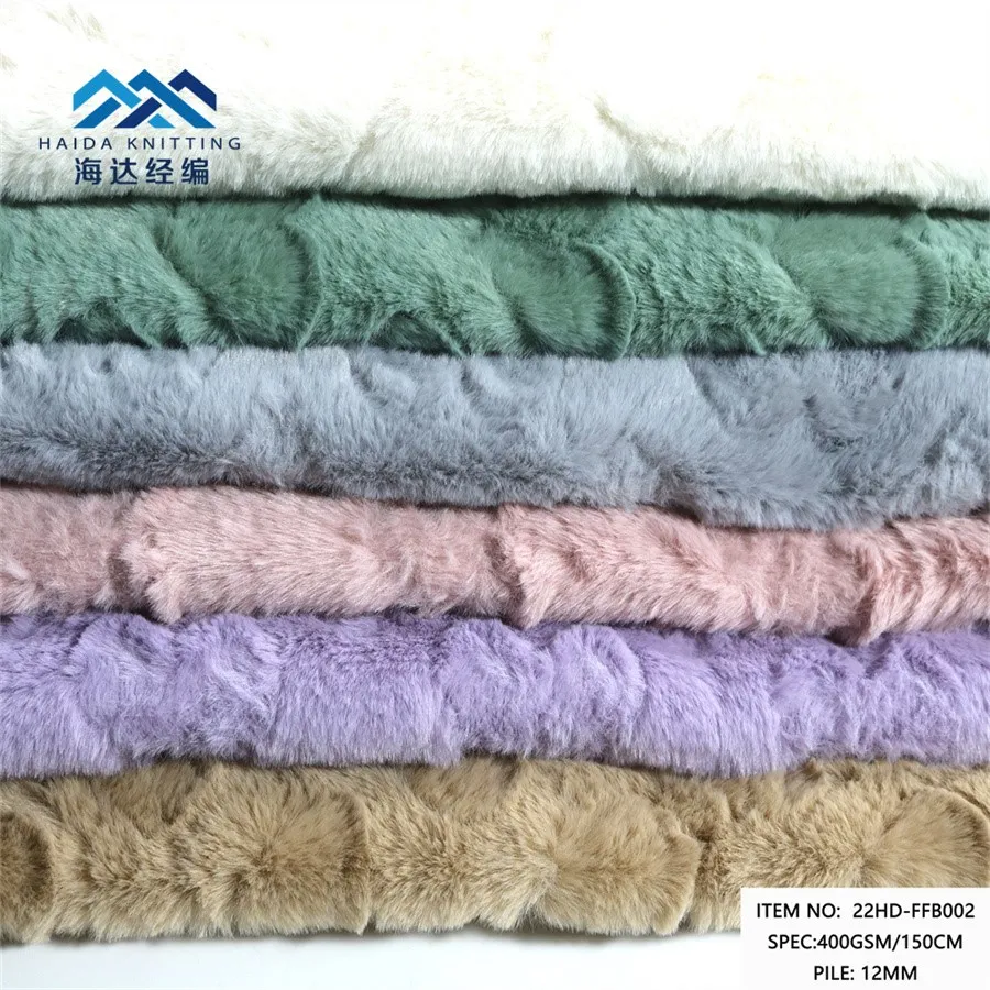 Comfortable Soft Rabbit Faux Fur Fabric Comfortable Soft Rabbit Faux Fur Fabric